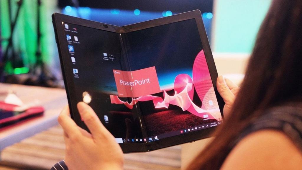 foto de Desdobrando o Futuro -  Está chegando ao mercado, o fléxivel laptop Lenovo ThinkPad X1 Fold. Será que vai colar?