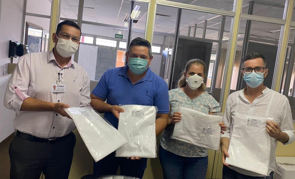 foto de Prefeitura de Artur Nogueira recebe doação de 100 lençóis hospitalares