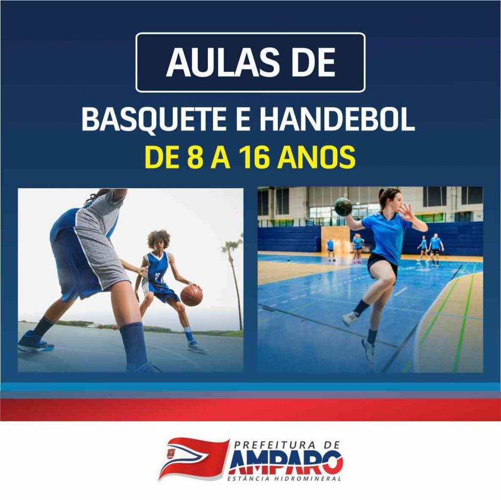 foto de Estão abertas as inscrições para as aulas de basquete e handebol em Amparo