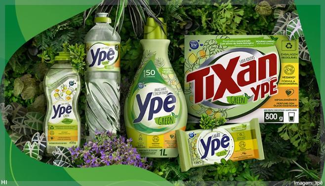 foto de Ypê e Pragma firmam parceria para compensar 100% das embalagens da linha de produtos veganos Ypê Green