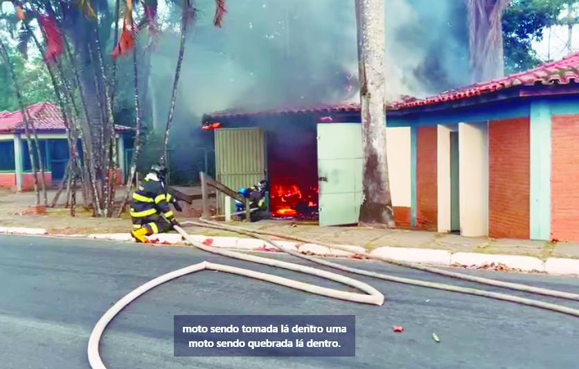 foto de GCM localiza autor do incêndio no prédio do Centro Permanente de Artesanato