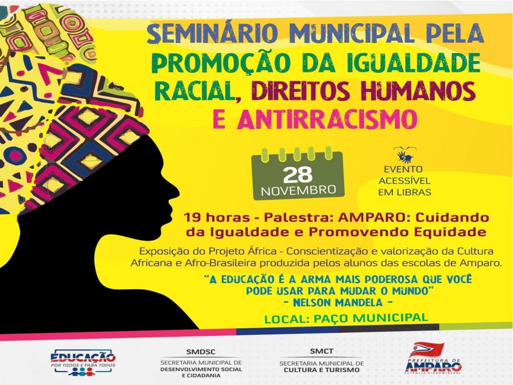 foto de Seminário em Amparo reforça compromisso com Igualdade Racial e Antirracismo