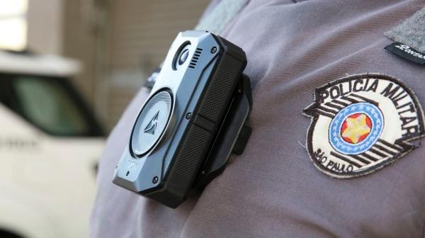 foto de SP corta R$ 37 milhões do programa de câmeras corporais em policiais