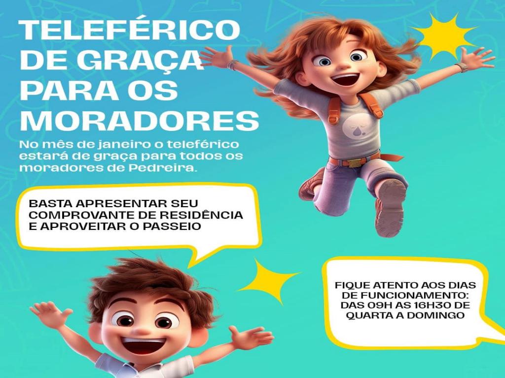 foto de Janeiro tem “Teleférico” de graça para os moradores de Pedreira